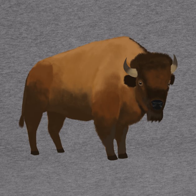 Bison by College Mascot Designs